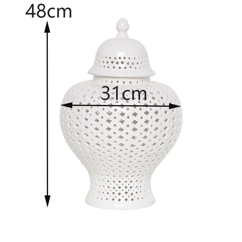 Pure White Ceramic Vase