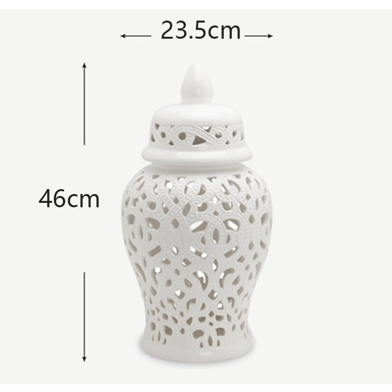 Pure White Ceramic Vase