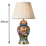 Oriental Yellow Ceramic Lamp