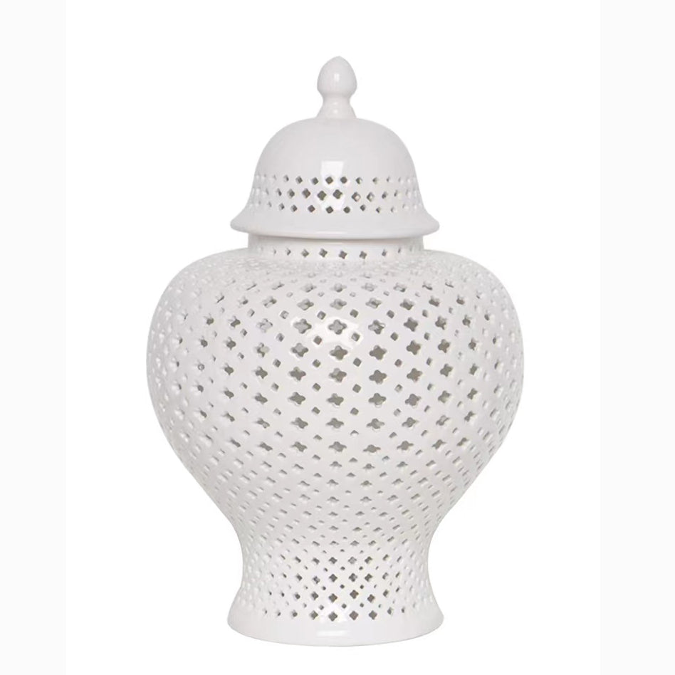 Pure White Ceramic Vase