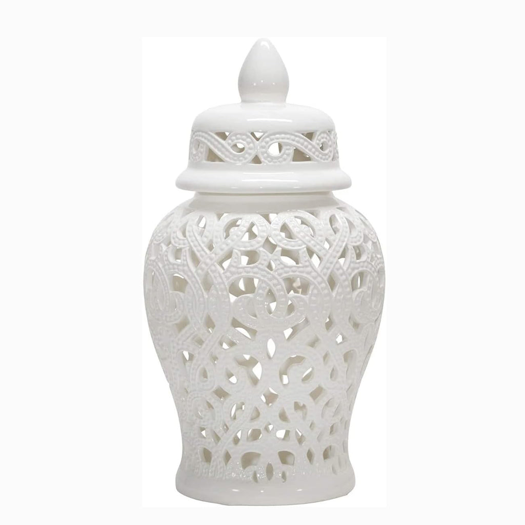 Pure White Ceramic Vase