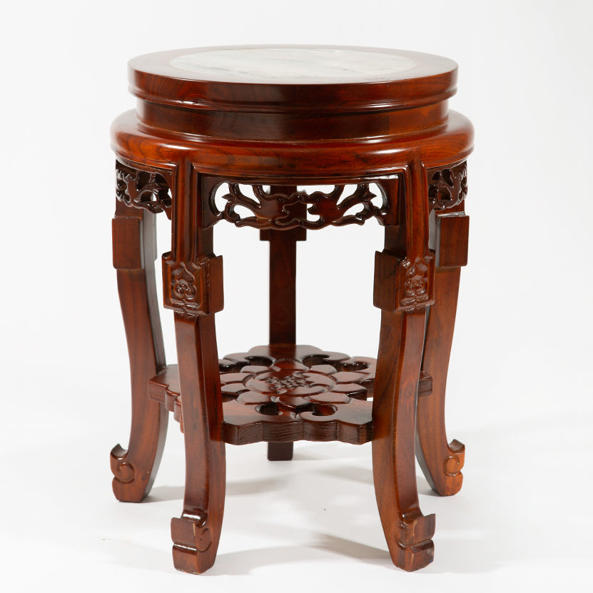Side Stand With Marble Top