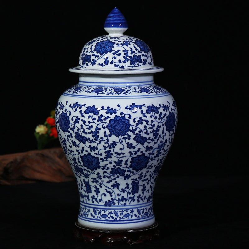 Classic Blue And White Ceramic Vase Flower