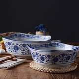 Serving Bowl 9" Bloom Flower Print