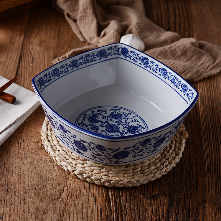 Serving Bowl 11" Bloom Flower Print