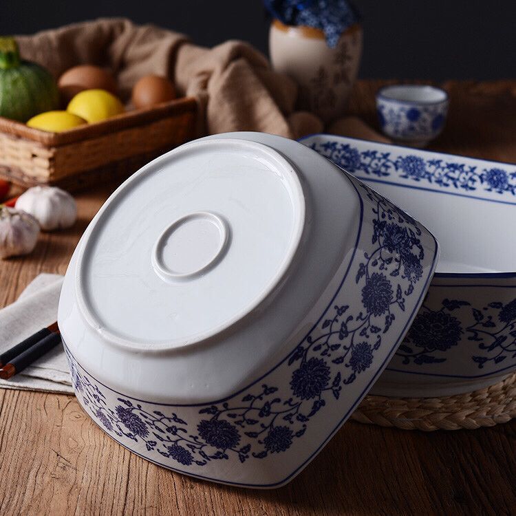Serving Bowl 11" Bloom Flower Print