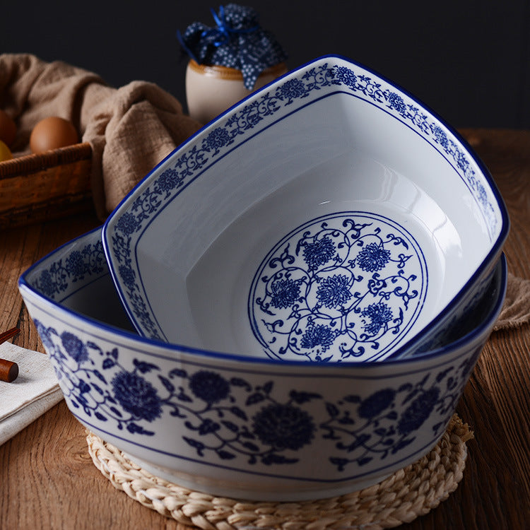 Serving Bowl 9" Bloom Flower Print