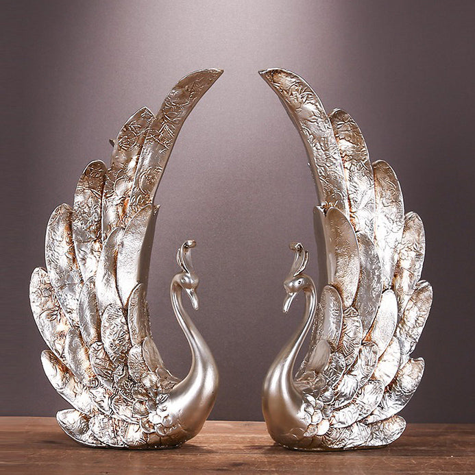 Silver Peacock