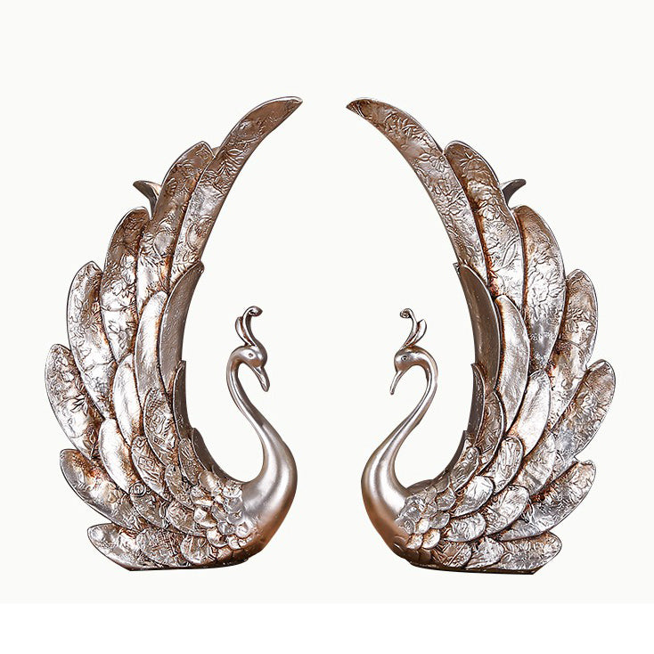 Silver Peacock