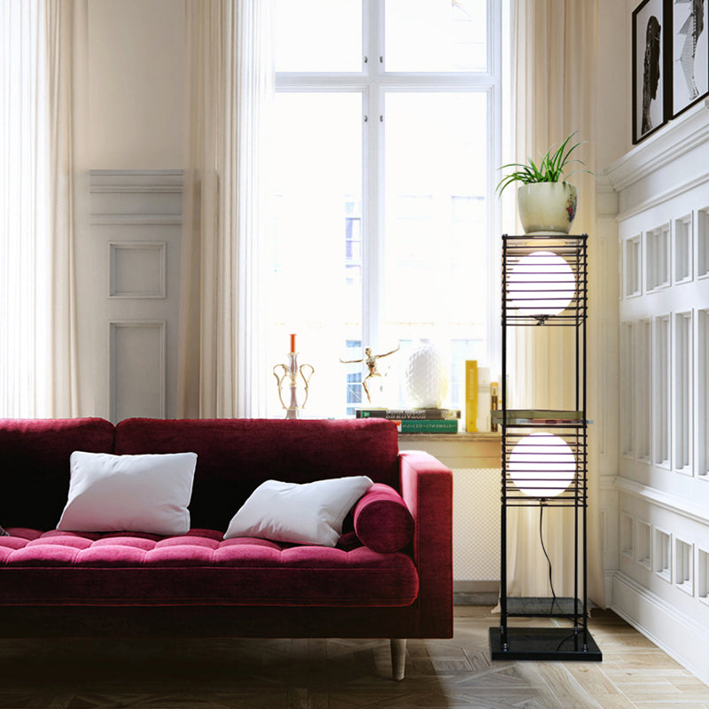 Floor Shelving Lamp 3 Tier