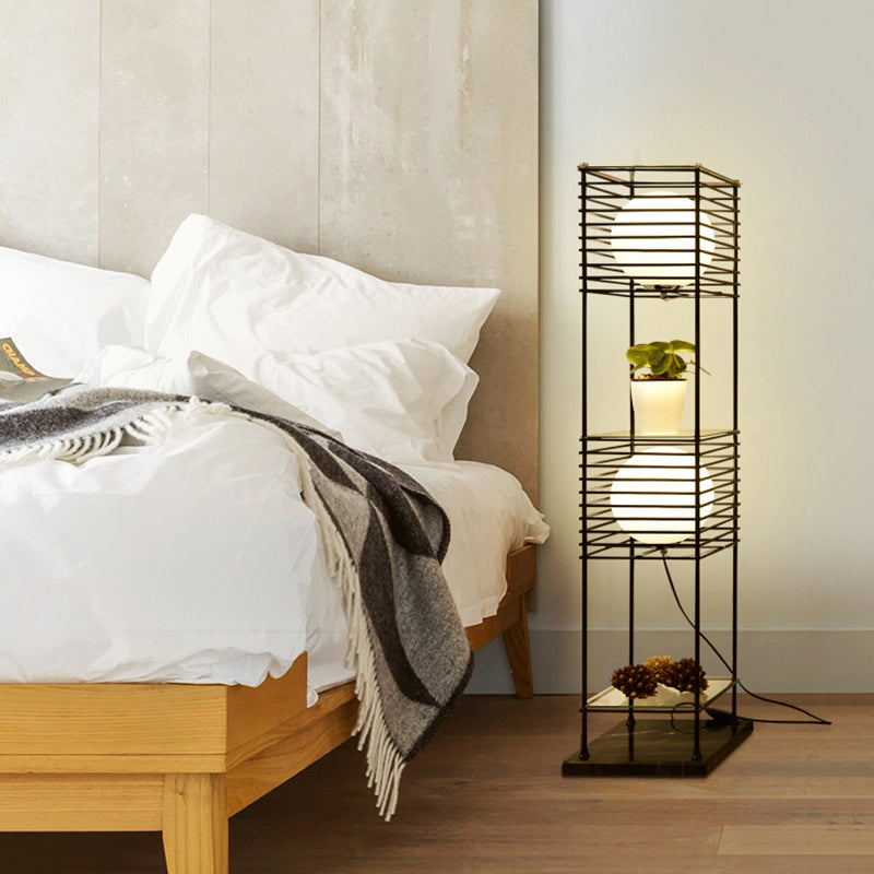 Floor Shelving Lamp 3 Tier