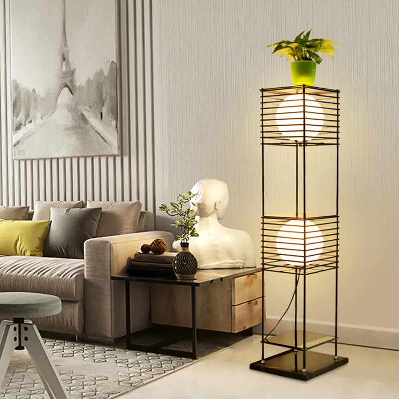 Floor Shelving Lamp 3 Tier