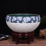 White flower Pot A 695