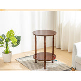 2 Tier Round Corner Side Table