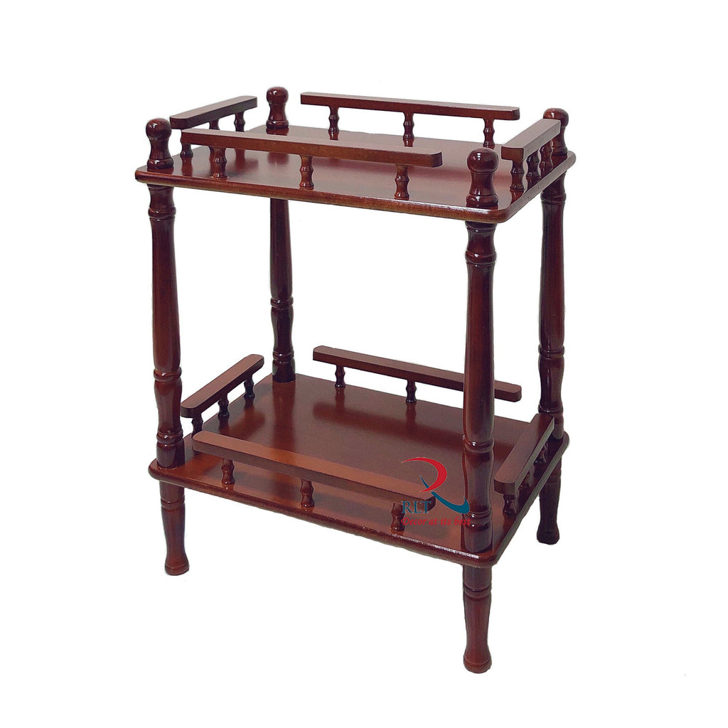 2 Tier Wooden Side Table