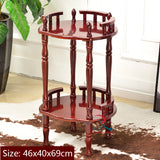 2 Tier Round Retro Side Table