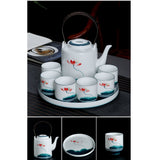 Luxury China Tea set Oriental Green