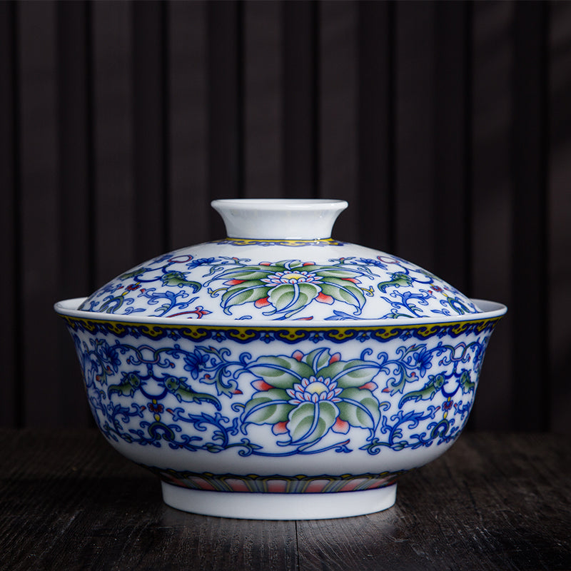 Noodle Bowl with cover Antique
