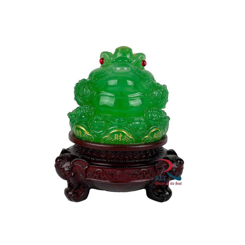 FenShui Fortune Frog with Coin - SMALL