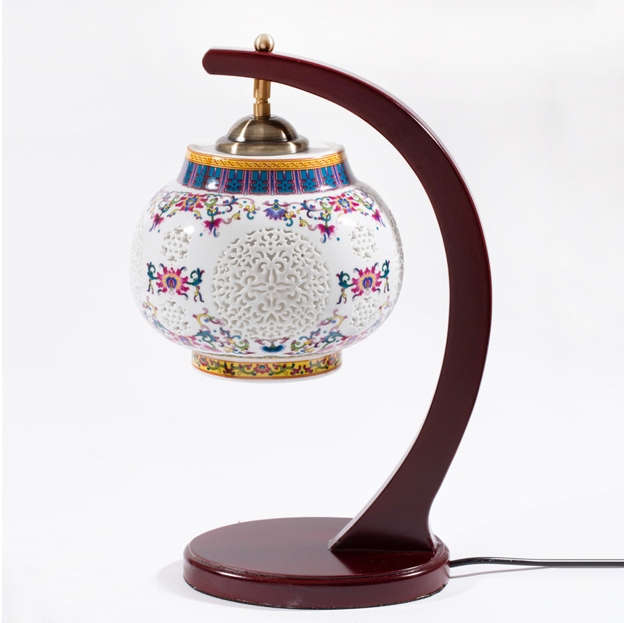 HANGING WOODEN LAMP A 388