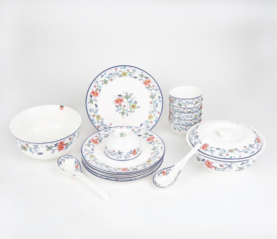 Dinner set  Flower Print