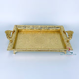Arabian Style Tray  Gold