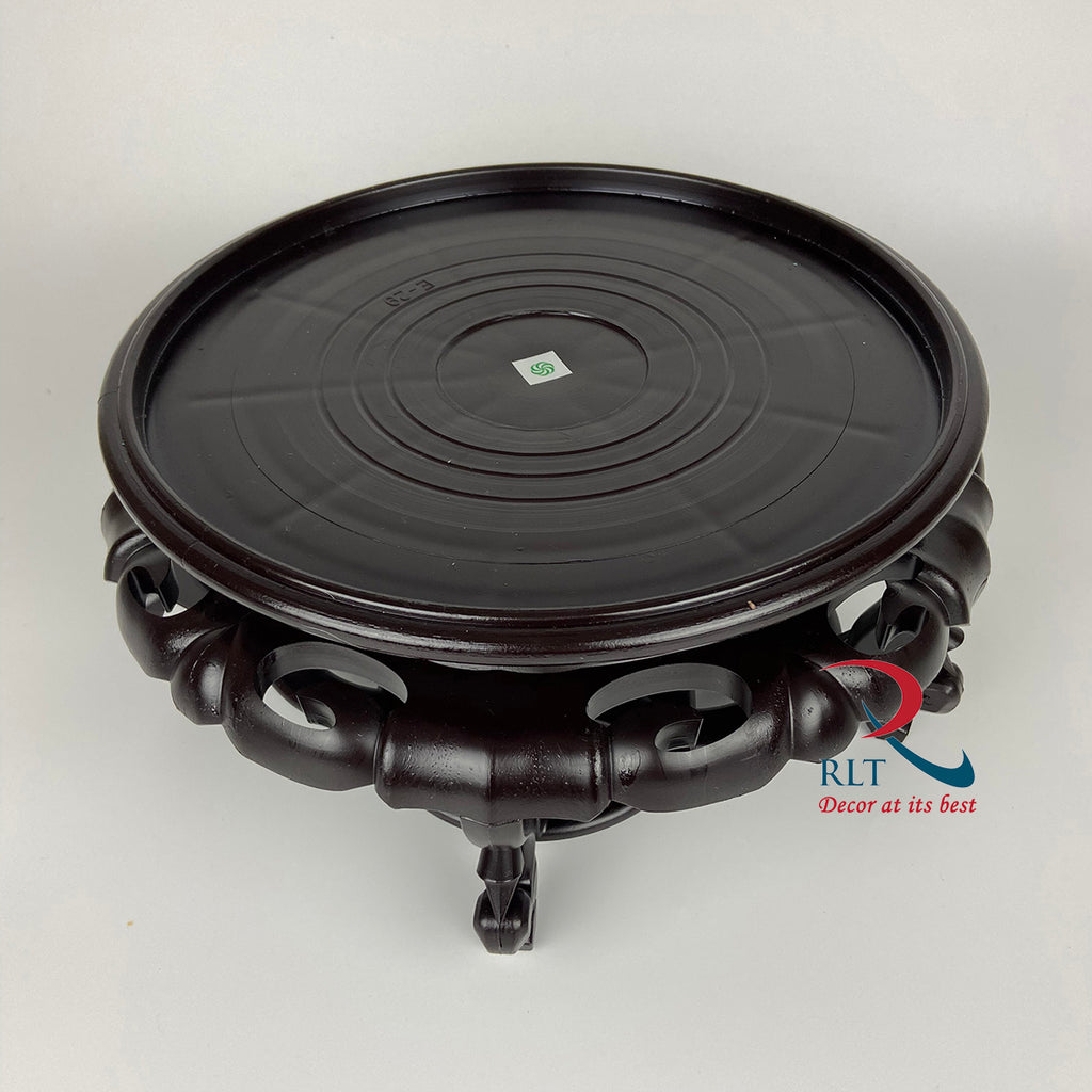 Traditional wooden Style Plastic Vase Stand