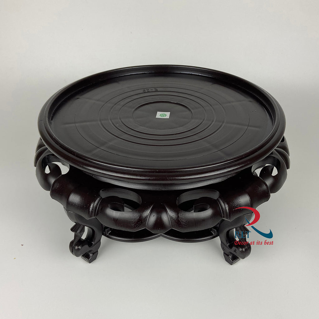 Traditional wooden Style Plastic Vase Stand