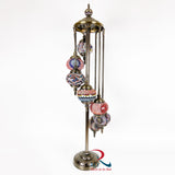 7 BALL HANDMADE TURKISH MOROCCAN TIFFANY STYLE LAMP