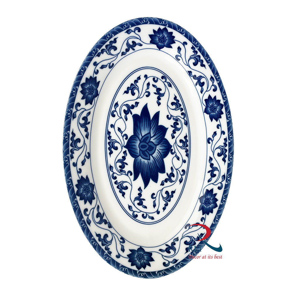 14" OVAL  PLATE ZDZ