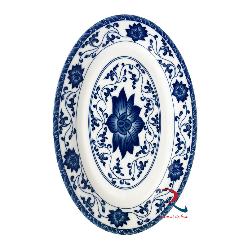 14" OVAL  PLATE ZDZ