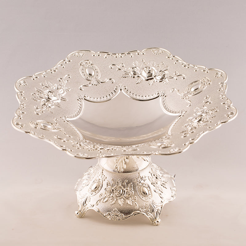 Classic silver chrome fruit Bowl :