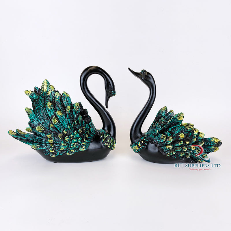 Royal Blue Swan