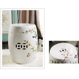 Ceramic Stool White