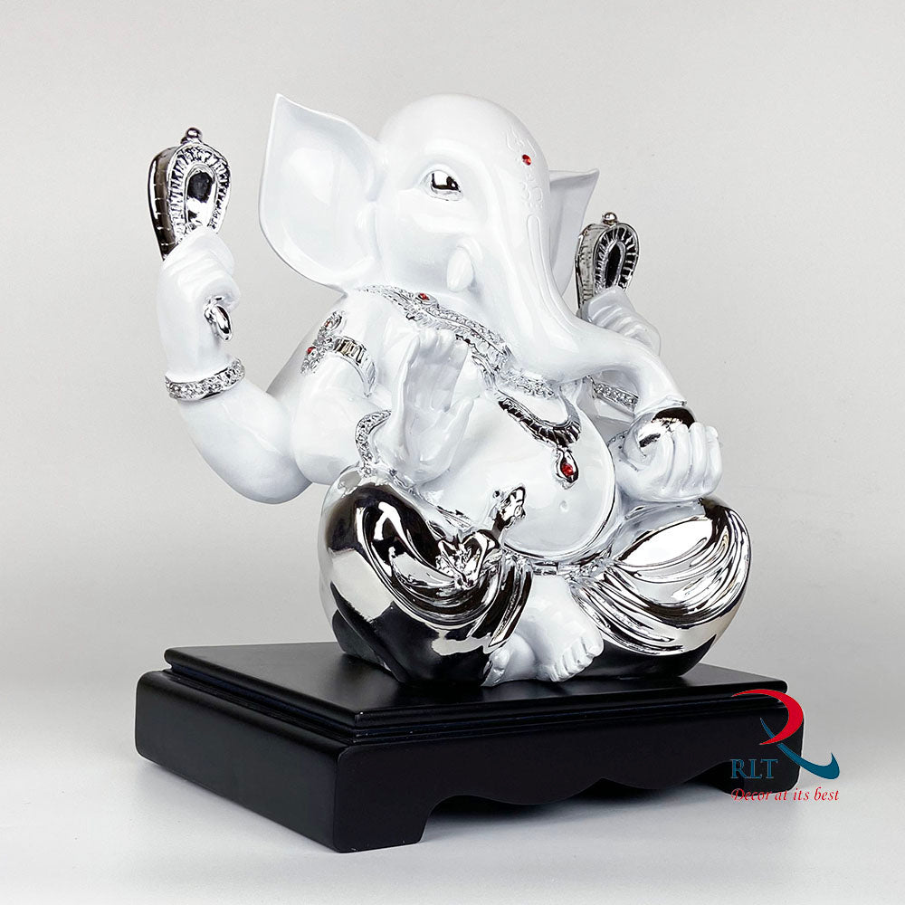 Ganesh Silver White A 639