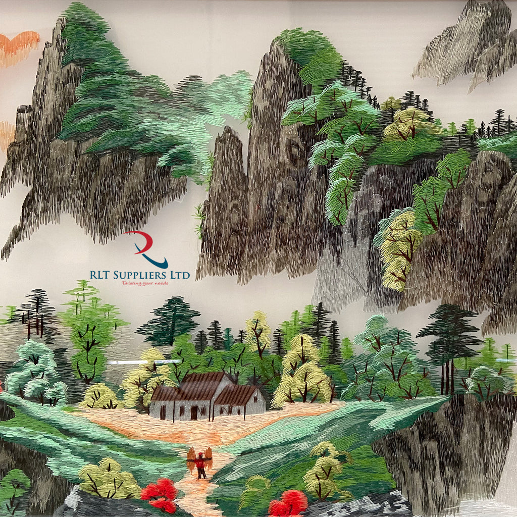 Embroidery Mountain Picture Frame