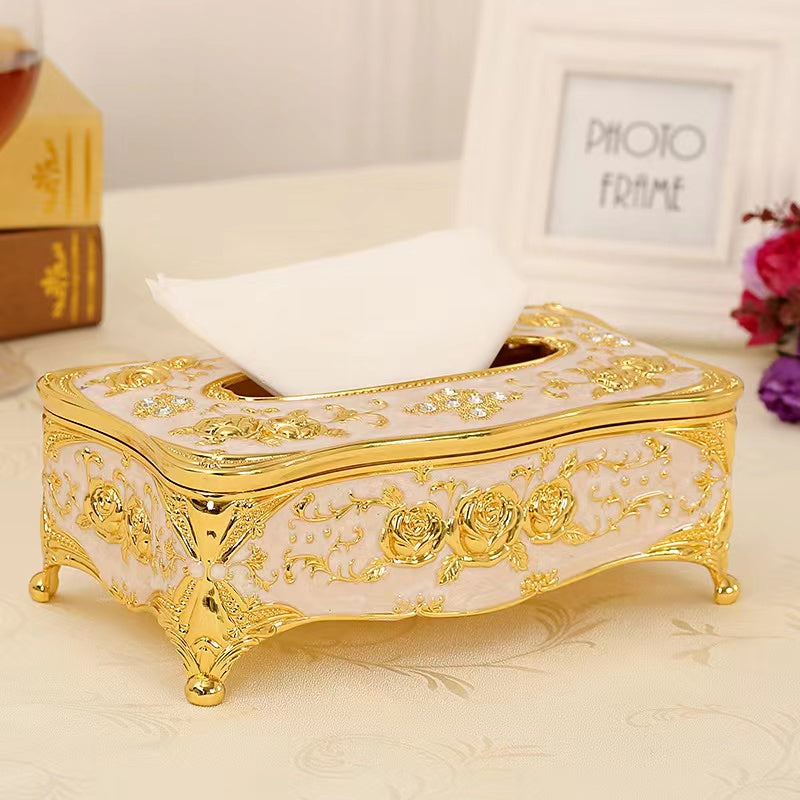 Chrome Tissue Holder Box
