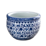 Oriental Ceramic Patterned Flower Pot