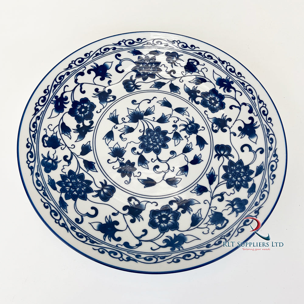 Dinner Plate 10 " Flower Print