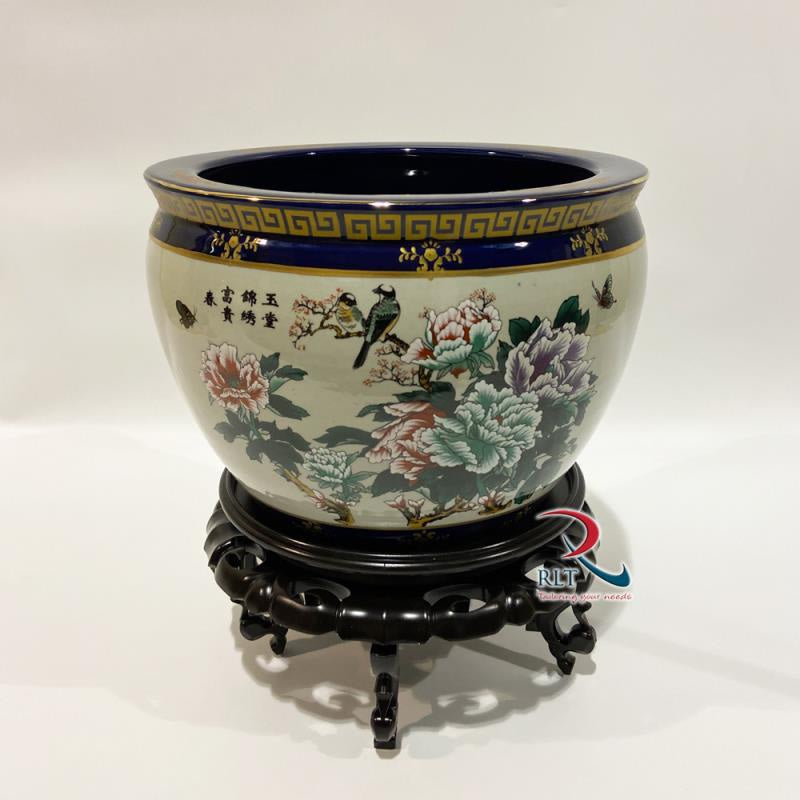 Flower Pot Bird Design