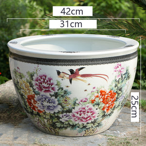 Flower Pot Flying Twin Bird