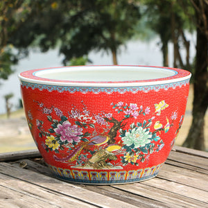 Flower Pot Red