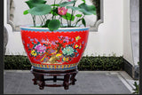 Flower Pot Red