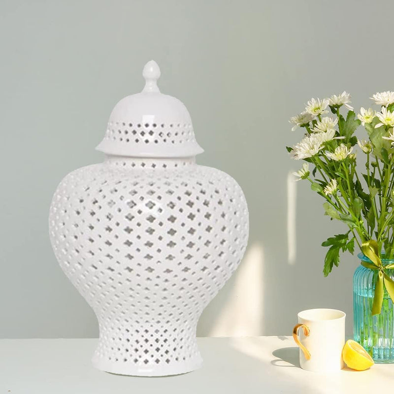 Pure White Ceramic Vase
