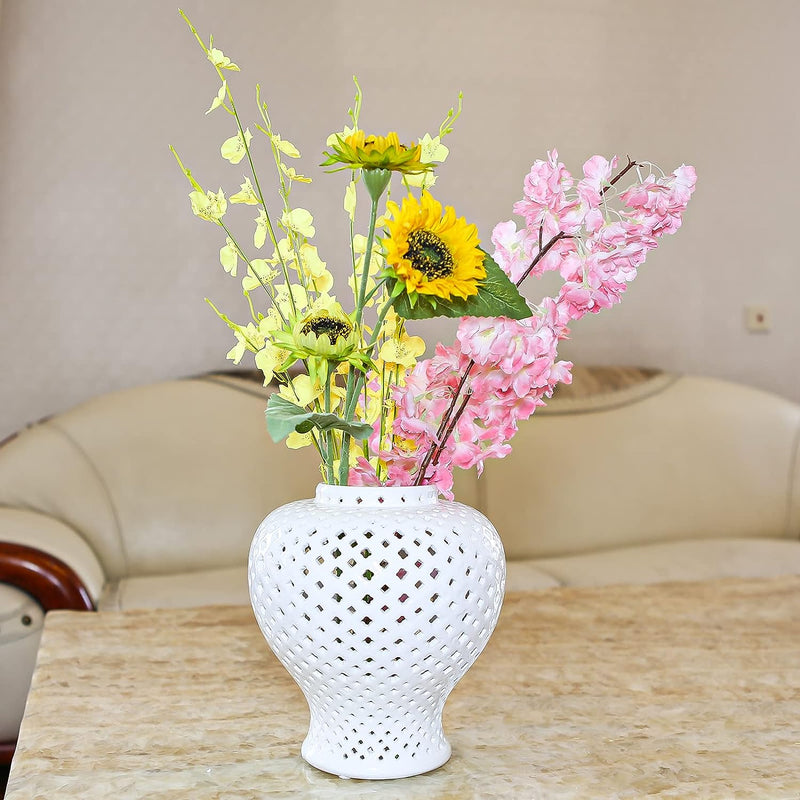 Pure White Ceramic Vase
