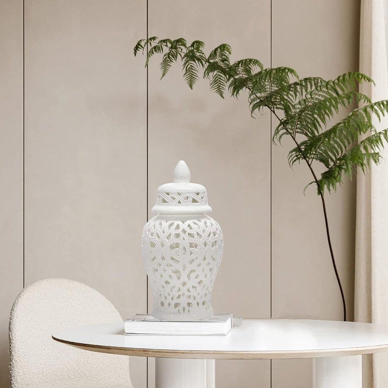 Pure White Ceramic Vase
