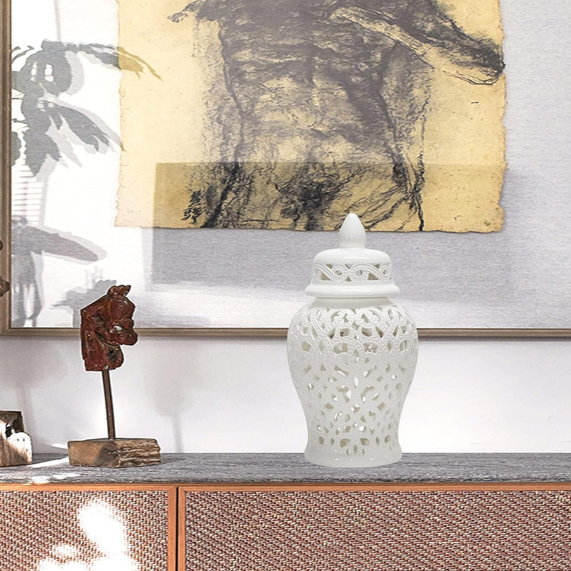 Pure White Ceramic Vase