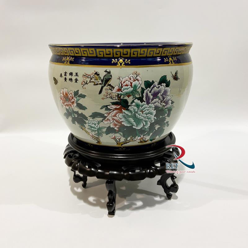 Flower Pot Bird Design