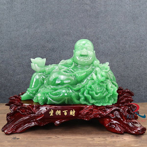 Green Sitting Buddha A 645