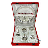 Astmanghal silver Plated Puja Thali PLATTER Set